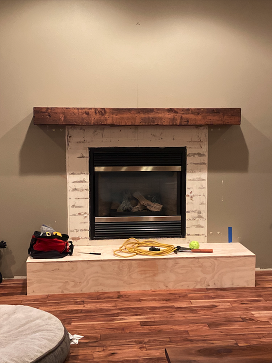 Fireplace remodel