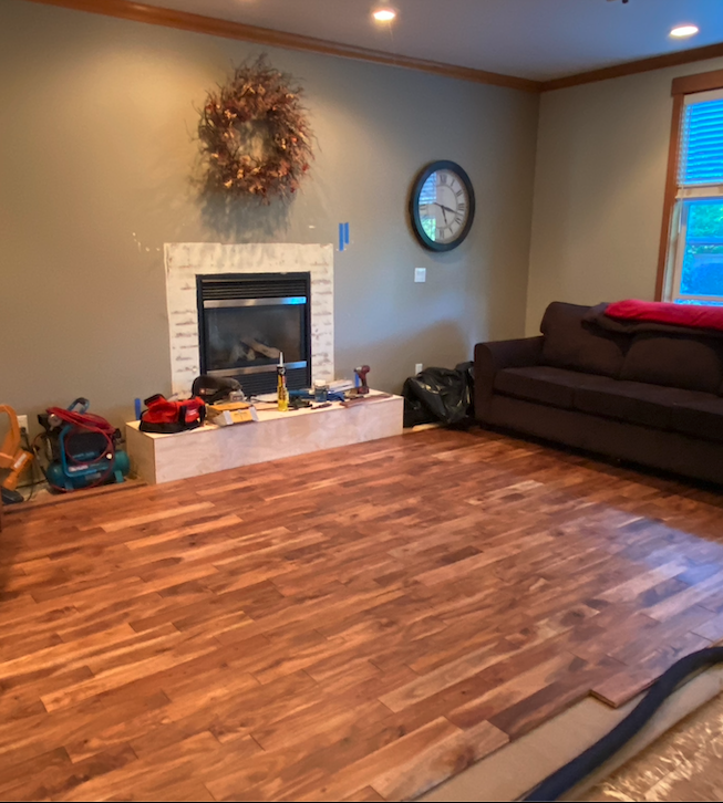 Fireplace remodel
