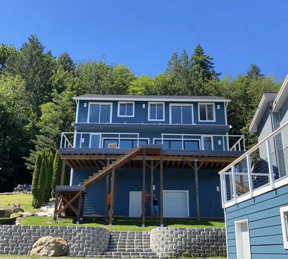 Custom home exterior